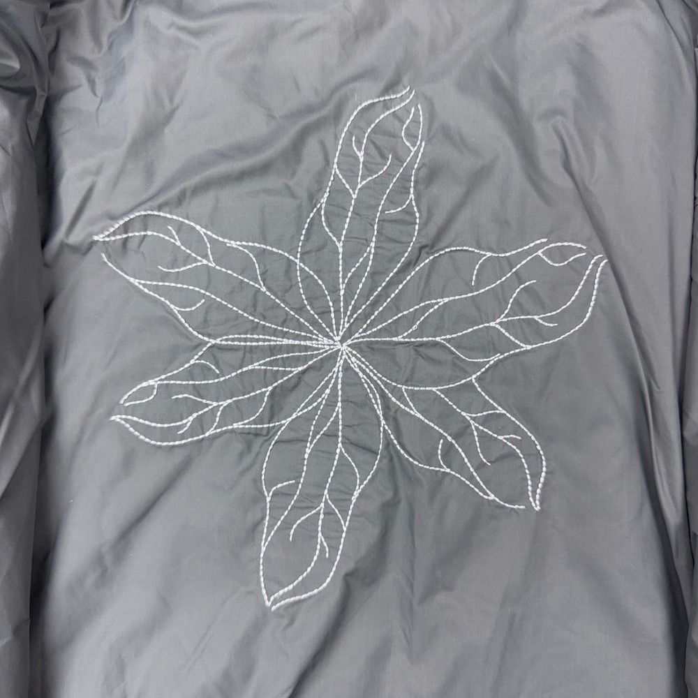 Mountain Hardwear Jacket Womens Medium Gray PrimaLoft Insulated Puffer Full Zip - Picture 8 of 15